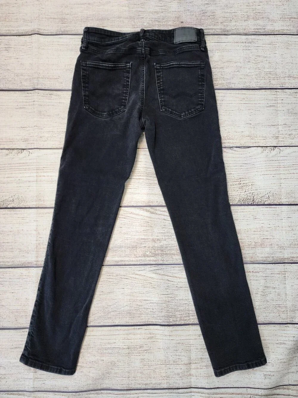 American Eagle Jeans Mens 31x32 Black Slim Straight Airflex+ Denim Casual